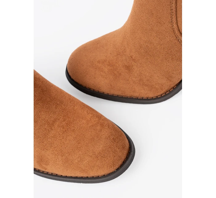 Originální kotníčkové boty dámské model 21298357 na širokém podpatku Originální kotníčkové boty dámské model 21298357 na širokém podpatku