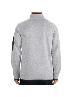 Pánsky fleece 4F M443 cool light grey melange 4FWSS26TFLEM443 27M