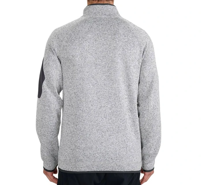 Pánsky fleece 4F M443 cool light grey melange 4FWSS26TFLEM443 27M