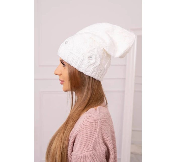 Dámska čiapka Ramona K383 biela