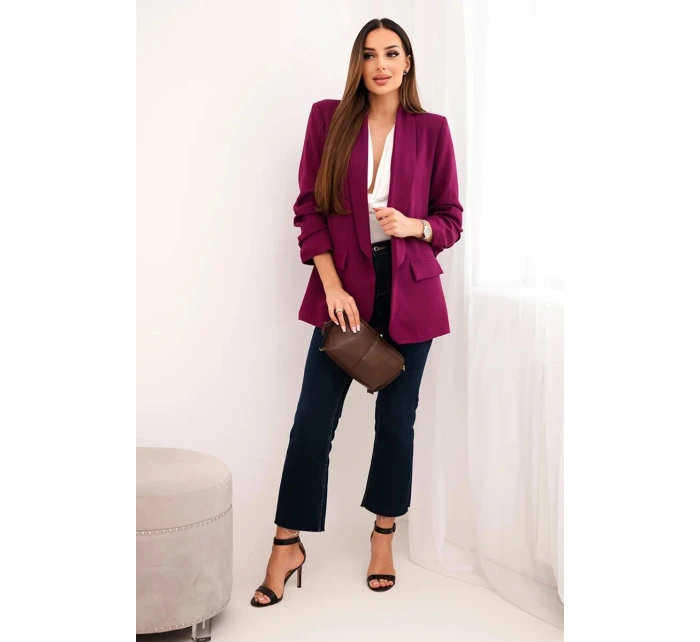 Bunda s chlopňou elegantná slivka