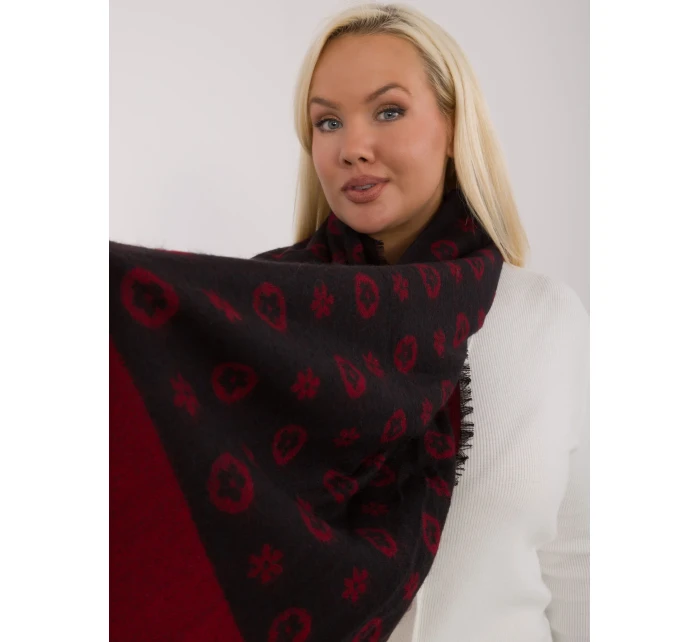 Šatka AT SZ 1701.61 čierno-červená