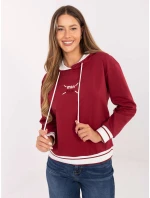 Mikina RV BL A857.47 burgundy Mikina RV BL A857.47 burgundy