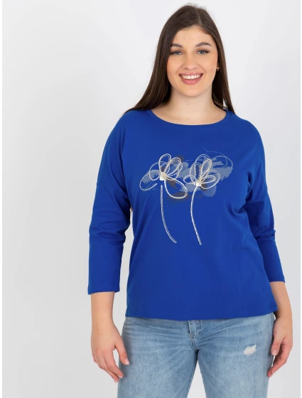 Blúzka RV BZ 8554.01P tmavomodrá