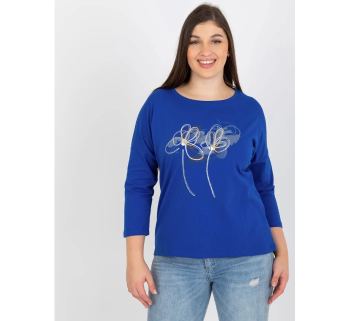 Blúzka RV BZ 8554.01P tmavomodrá