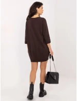 Sukienka RV SK model 21793767 ciemny brązowy - FPrice