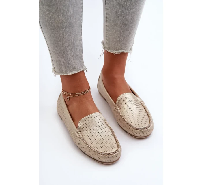 Dámske mokasíny Złote Ranica