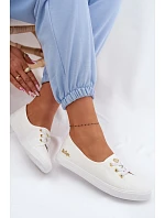 Dámske tenisky LCW-26-02-4043 bielo-zlaté – Lee Cooper
