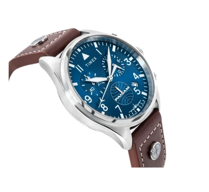 Pánske hodinky TIMEX X PAN AM® Waterbury TWG030000 + BOX Pánske hodinky TIMEX X PAN AM® Waterbury TWG030000 + BOX