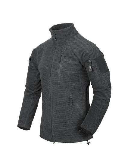 Mikina ALPHA TACTICAL – Grid Fleece – Shadow Grey