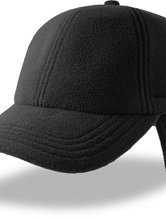 Snow Flap 6 panelová baseballová kšiltovka přes uši black model 22411216 - Atlantis Headwear