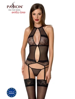 Passion model 18209473 corset kolor:black - festina