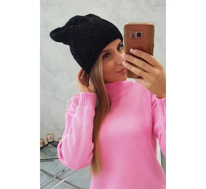 dámská čepice černá model 18752435 - K-Fashion