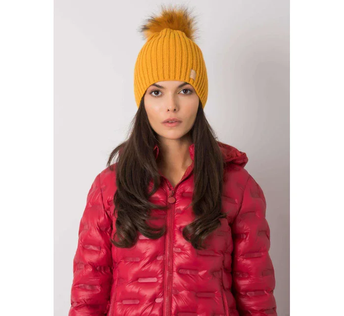 Dámska čiapka JK CZ 24 cap.30 tmavo žltá