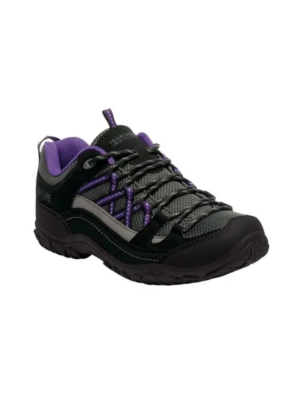 Dámska treková obuv RWF468 black-grey-purple - Regatta