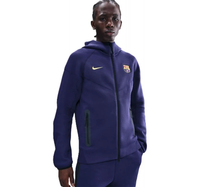 Junior FC Barcelona Fleecová mikina s kapucí model 21333163 - NIKE Junior FC Barcelona Fleecová mikina s kapucí model 21333163 - NIKE