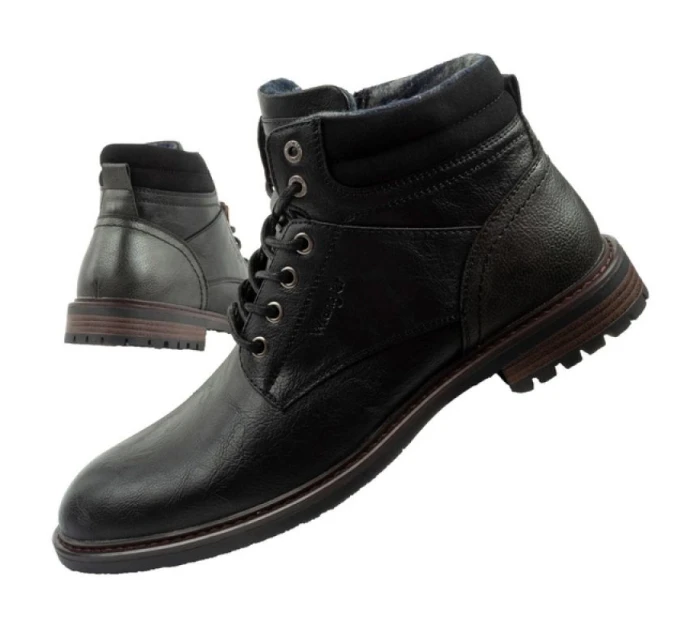 Pánske topánky Wrangler George sable smart fashionable black