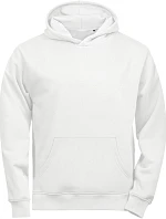 Tee Jays TJ 5152B Detská mikina s kapucňou z hustej bavlny „Unlabeled“ 18.515B biela