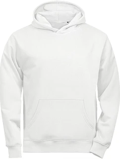 Tee Jays TJ 5152B Detská mikina s kapucňou z hustej bavlny „Unlabeled“ 18.515B biela
