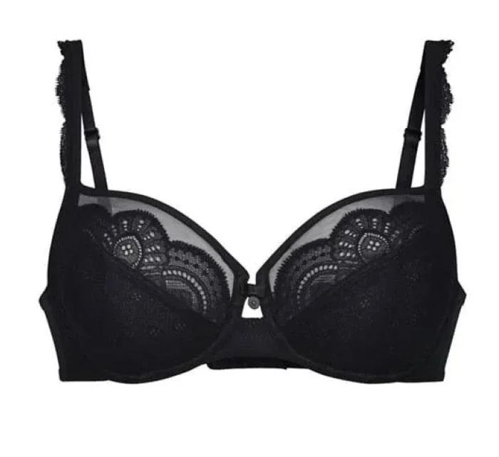 Selma podprsenka s kosticami 5634 čierna - RosaFaia