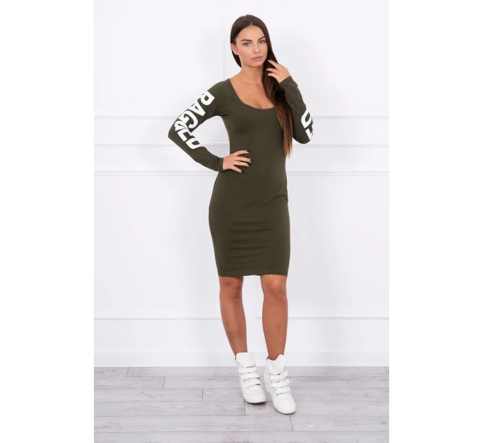 Otrhané khaki šaty Otrhané khaki šaty