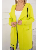 Zateplená bunda s kapucňou pistáciová