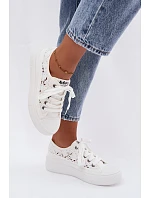Dámské síťované tenisky na platformě model 22181930 bílé - Lee Cooper