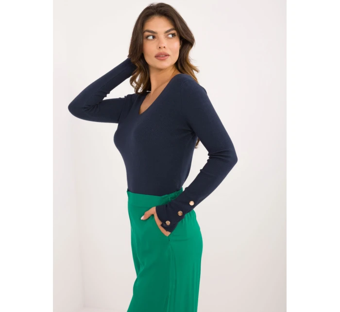 Sweter AT SW model 20493389 granatowy - FPrice