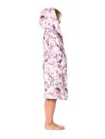 Detský župan Toya s kapucňou ružový - Vestis Detský župan Toya s kapucňou ružový - Vestis