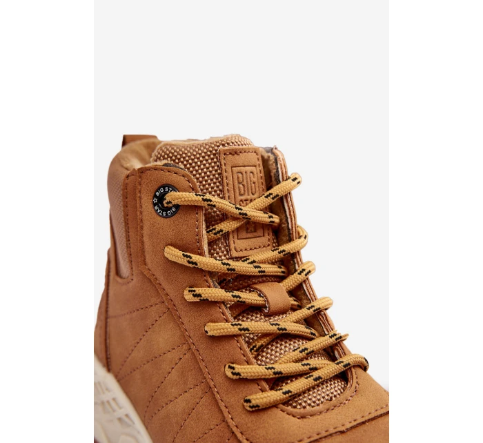 Dětské zateplené trekové boty Trapery Camel Big Star model 21637375 - Big Star Shoes