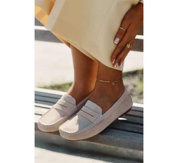 Semišové Dámské Mokasíny Big Star model 21693806 Béžové - Big Star Shoes