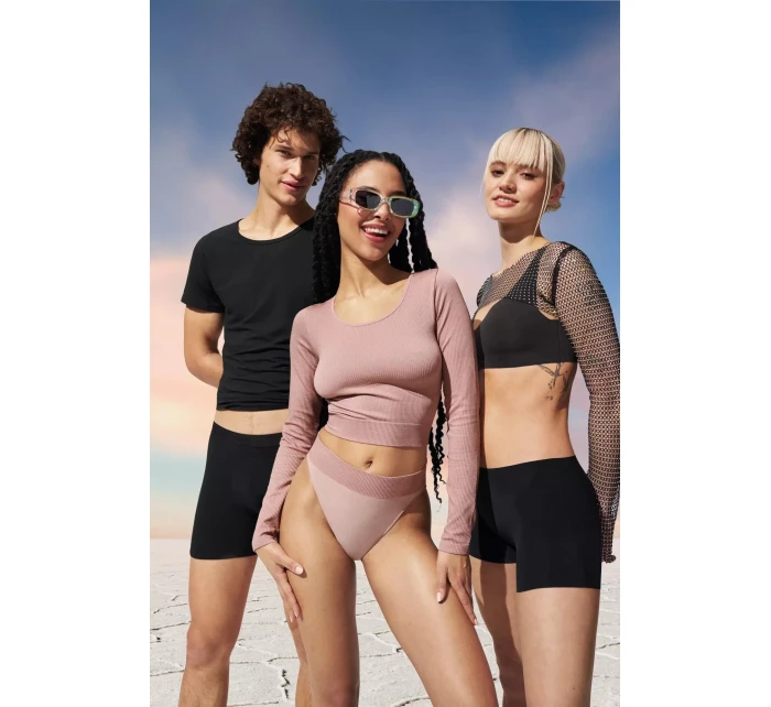 Dámske nohavičky EVER Infused Aloe High leg - FOGGY MAUVE - béžové 6116 - SLOGGI