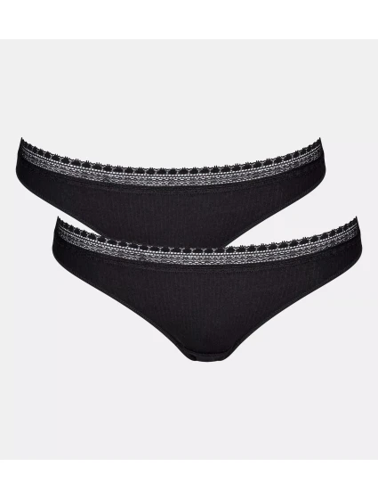 sloggi GO Ribbed R Brazil C2P - BLACK - SLOGGI BLACK - SLOGGI