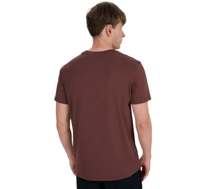 Pánske tričko 4F M2961 tmavohnedé 4FWAW25TTSHM2961 80S pánske