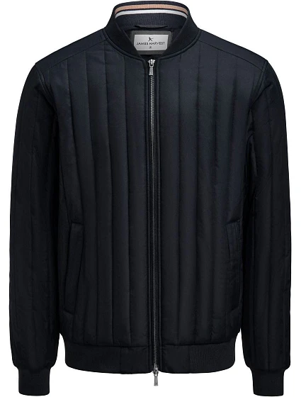 James Harvest Scarsdale Jacket Men Pánska prešívaná bunda 62.1053 čierna James Harvest Scarsdale Jacket Men Pánska prešívaná bunda 62.1053 čierna