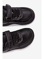 Detská športová obuv z eko kože Black Liora Detská športová obuv z eko kože Black Liora