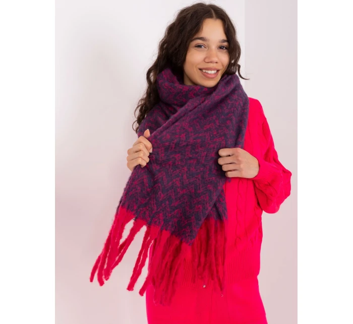 Šatka AT SZ 23125.75 tmavo modrá a červená Šatka AT SZ 23125.75 tmavo modrá a červená