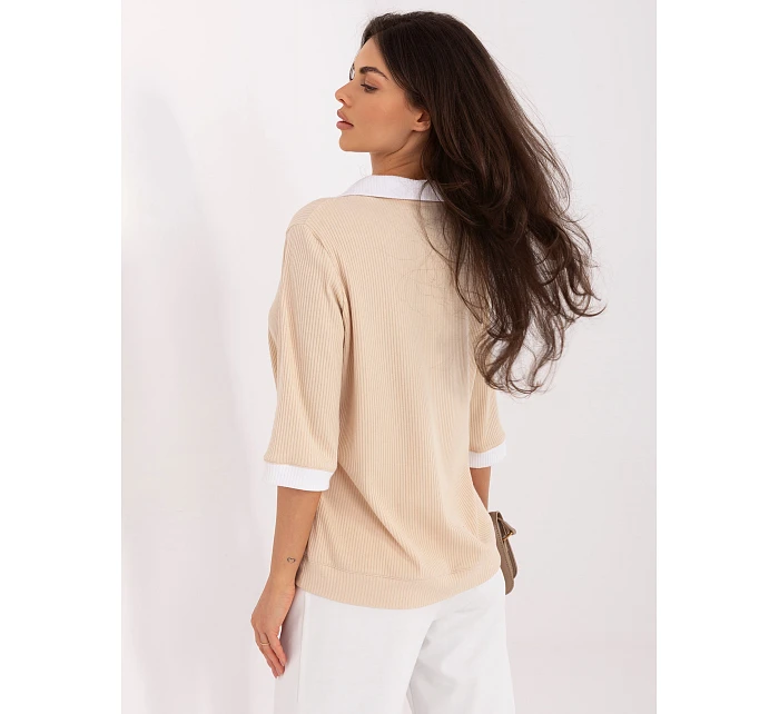 Blúzka LK BZ 510218.02 béžová