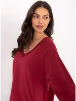 Bluza RV BL model 21836742 bordowy - FPrice Bluza RV BL model 21836742 bordowy - FPrice