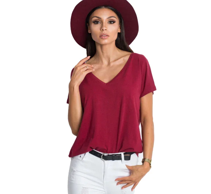 Tričko RV TS 4832.16P gaštanová