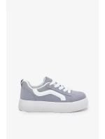 Dámske tenisky na platforme - modré Tellnira