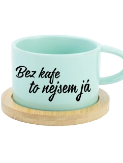BEZ KAFE TO NEJSEM JÁ - mint hrníček makronka 200 ml