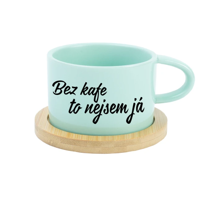 BEZ KAFE TO NEJSEM JÁ - mint hrníček makronka 200 ml