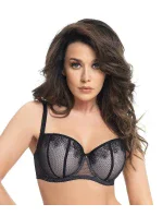 Dámská podprsenka balkonetka K  černá  model 18116492 - Gorsenia