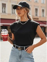 Dámské tričko černé Dstreet model 21975829 - FashionStreet Dámské tričko černé Dstreet model 21975829 - FashionStreet