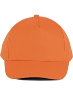 K-up KP 116 5-panelová čiapka s šiltom 20.0116 oranžová K-up KP 116 5-panelová čiapka s šiltom 20.0116 oranžová