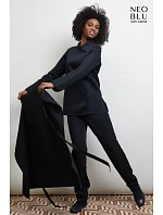 Dámský s dlouhým rukávem deep black model 22448992 - NEOBLU Dámský s dlouhým rukávem deep black model 22448992 - NEOBLU