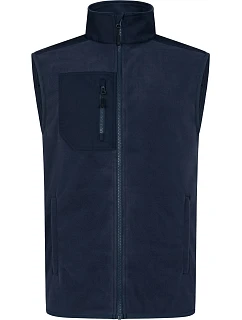 Pánská fleecová vesta 40. navy model 22470278 - Promodoro