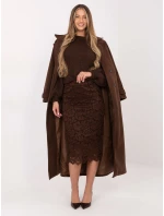 Spódnica IT SD model 21782294 brązowy - FPrice