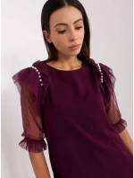 Blúzka LK BZ 506682.26P tmavo fialová